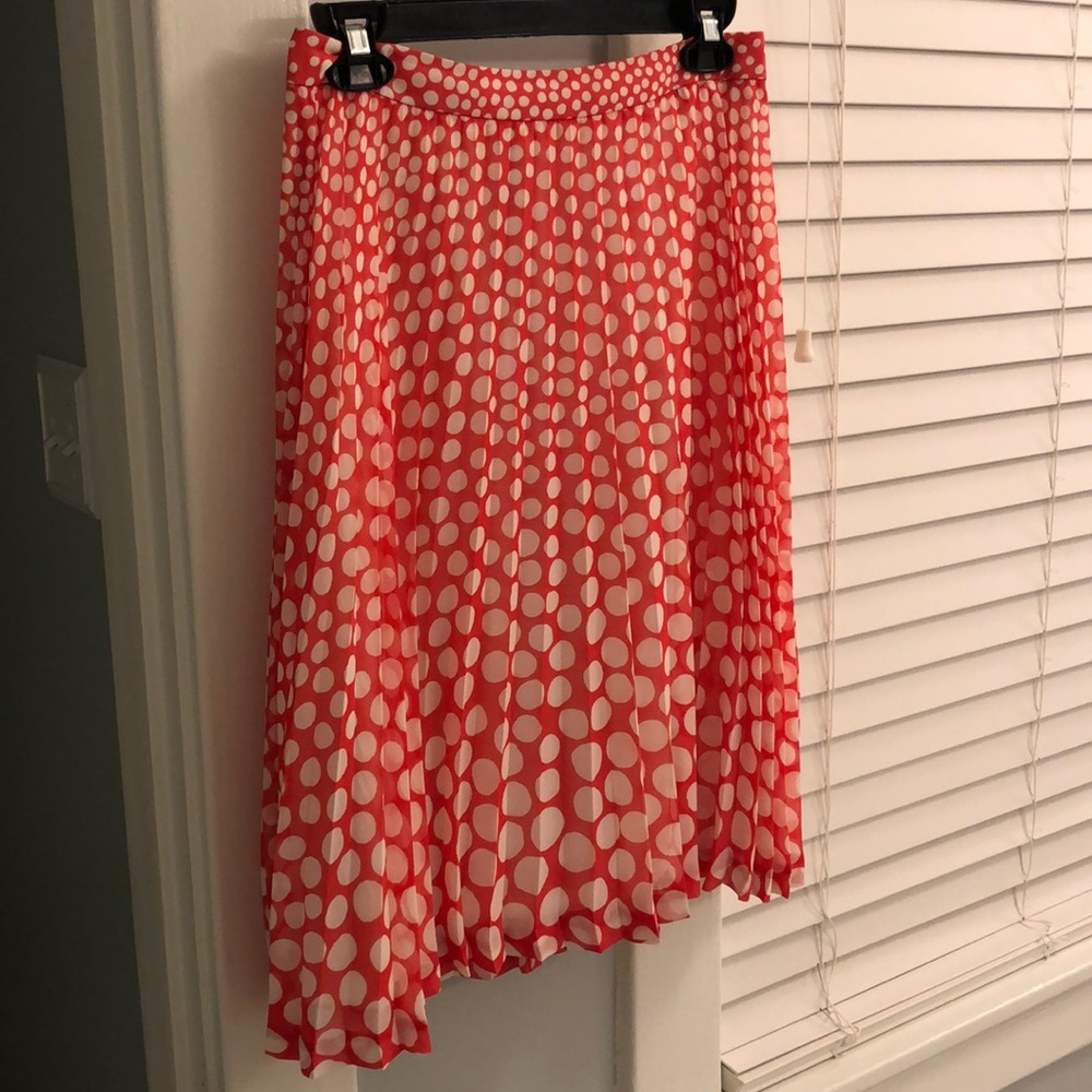 Trina Turk Polka Dot Pleated Skirt - size 2